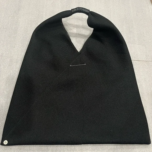 MM6 Maison Martin Margiela Black Mesh Carryall Japanese tote bag - Picture 4 of 9